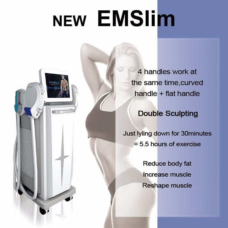 Body Shaping 5 Handles Emslim RF Electronic Muscle Stimulator Machine