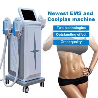 Coolplas Cryo Freeze Fat Coryolipolysis EMS RF Muscle Shaping Machine