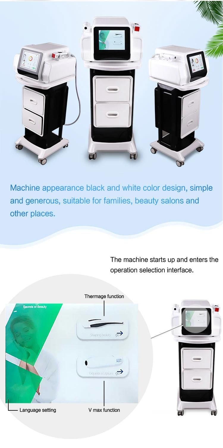 Factory Price Skin Tightening Machine Anti Age Wrinkle Remove Hifu 2 in 1 Salon Hifu Equipment
