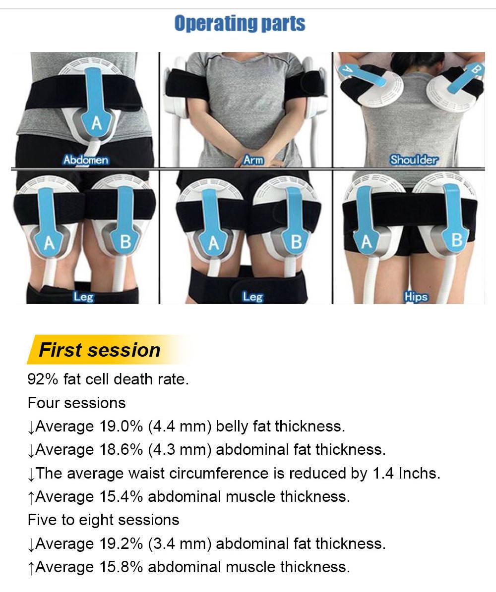 Hot 4 Handles Portable EMS Beauty Equipment for Body Building Butt Lifting