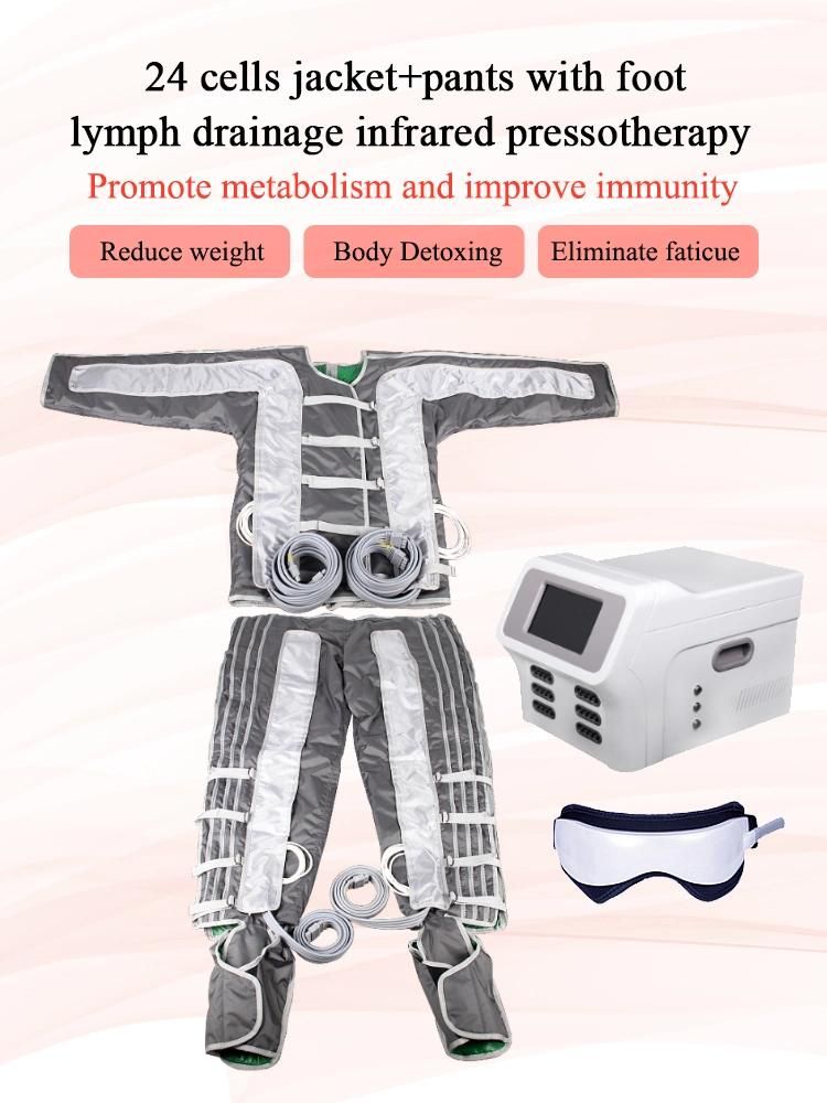 Lymphatic Massage Beauty Machine Pressotherapy Skin Massage Slimming Suit Br615s