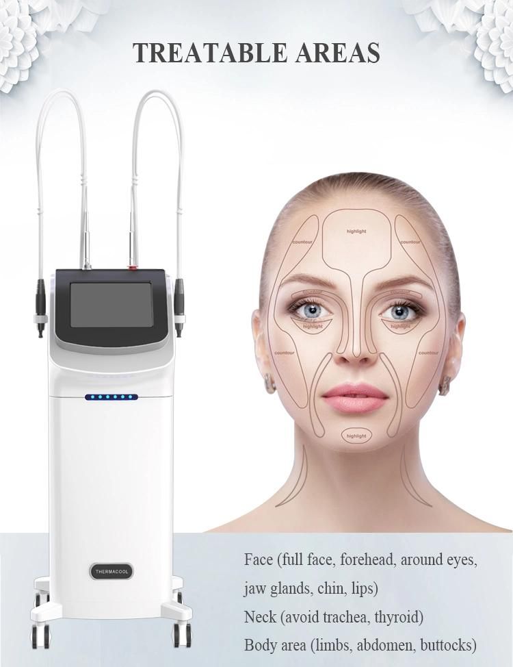 6.78MHz Cool RF Beauty Machine Equipment Wrinkle Removal/Skin Tightening Device Thermagic Facial Machine