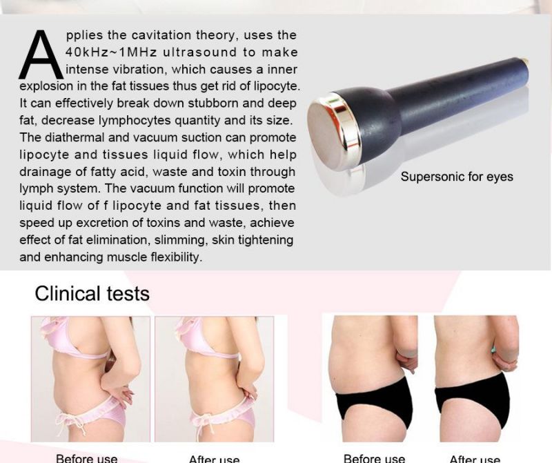 GS8.2g Home Cavitation RF Machine 3 in 1 Slimming for Body Massage