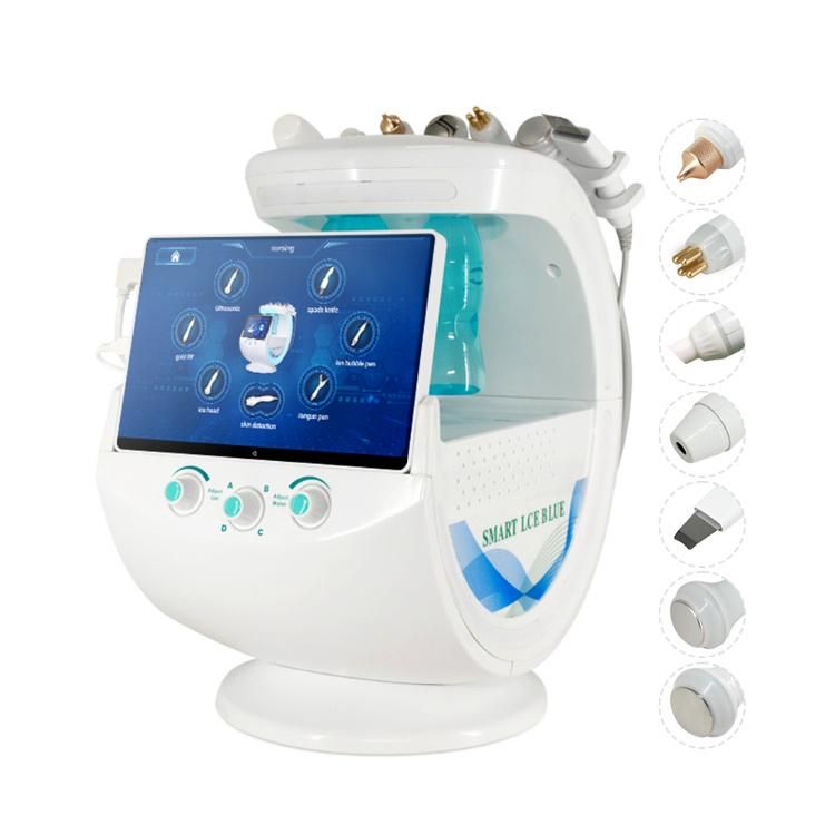 Custom Logo Screen Ice Blue Plus Comprehensive Skin Analysis Hydrafacial Machine