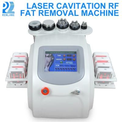 Portable Style Lipo Laser Cavitation RF Slimming Weight Loss Machine