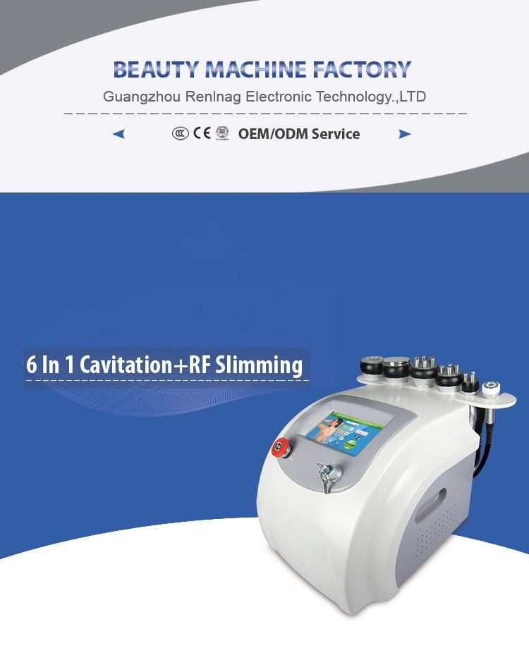 Ultrasonic 40K Fat Cavitation RF Fast Slimming Machine Vacuum Cavitation System