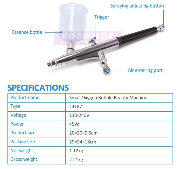 Hot Small Water Oxygen Jet Facial Skin Care Beauty Machine