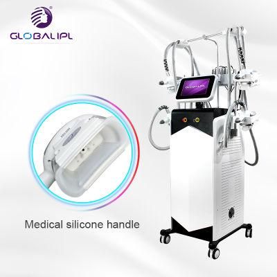 4 Freeze Vacuum Cryotherapy Handles + 40K Cavitation + RF + Lipolaser Medical Cryolipolysis Loss Weight Machine