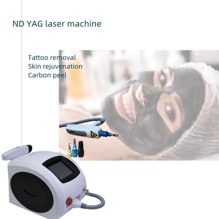 Freckles Lentigo Removal Multiple Pulse 1064nm 532nm Tattoo Removal 1320nm Carbon Peel Treatment Beauty Machine Q Switched ND YAG Laser