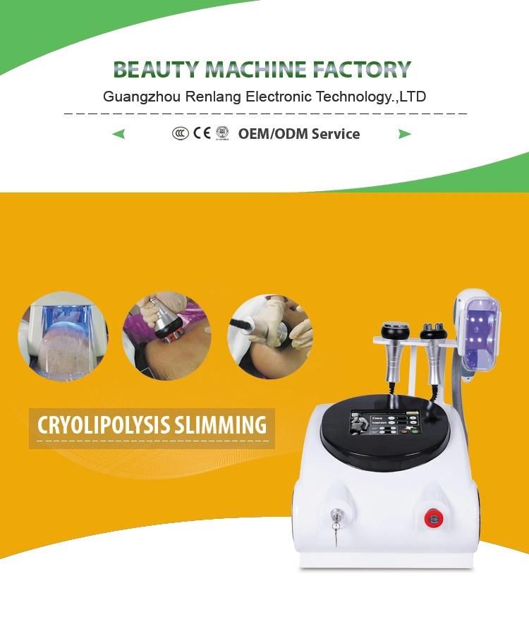 Factory Price Cavitation RF Cryolipolysis Slimming Machine for Fat Removal