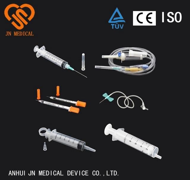 Disposable Medical Plastic Luer Lock Syringe with Needle