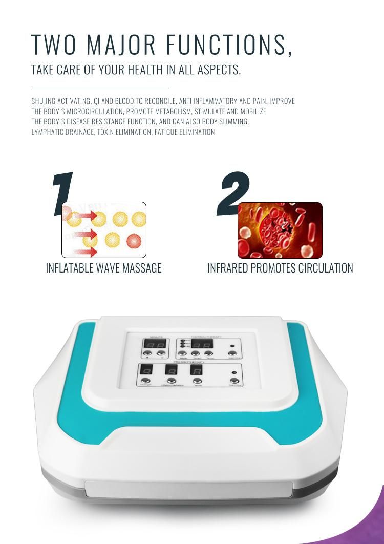 2 in 1 Lymphatic Drainage Pressotherapy Infrared Slimming Machine Price