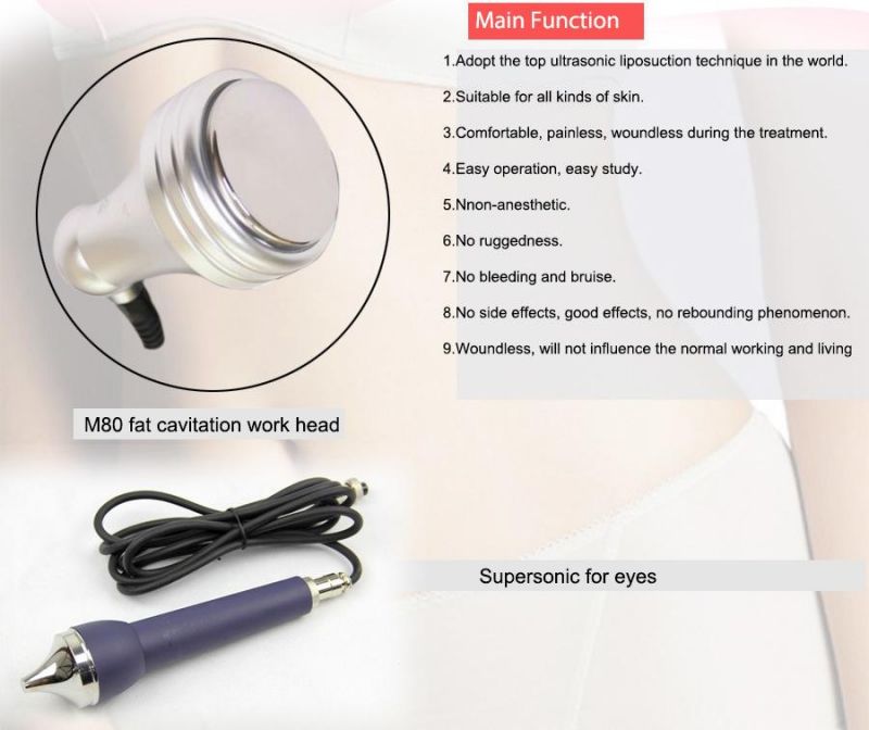 Supersonic and Ultrasonic Fat Reduction Body Slimming Equipment