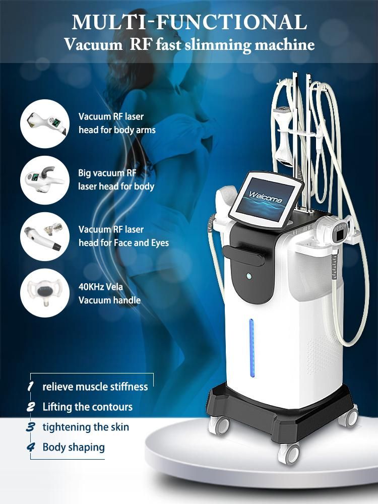 Professional Body Cellulite Removal RF Vacuum Slimming Machine