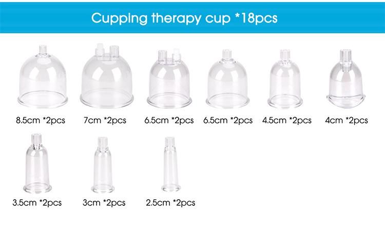 Konmison 180ml XL Cup Hot Sale 35 Cups Butt Lift Enhancement Vacuum Therapy Butt Lifting Breast Enhancement Machine