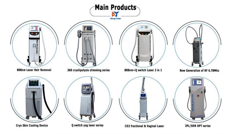 Danye 808nm 755nm 1064nm Laser Diode Laser Hair Removal Machine for All Skin Types with Competitive Price