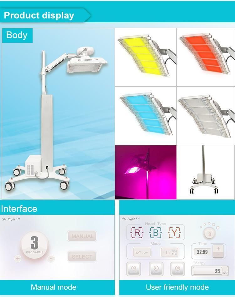 Az High Quality Medical Level LED Acne Removal Skin Rejuvenation Facial Vertical Device with Factory Price