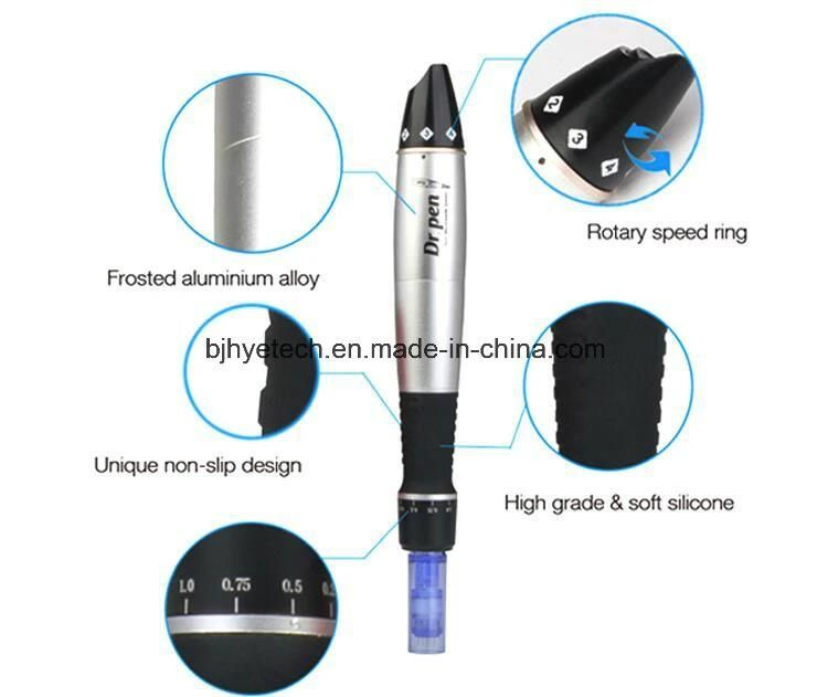 2018 Professional Korea Microneedle Electric Derma Dr Pen with 12, 9 Needles