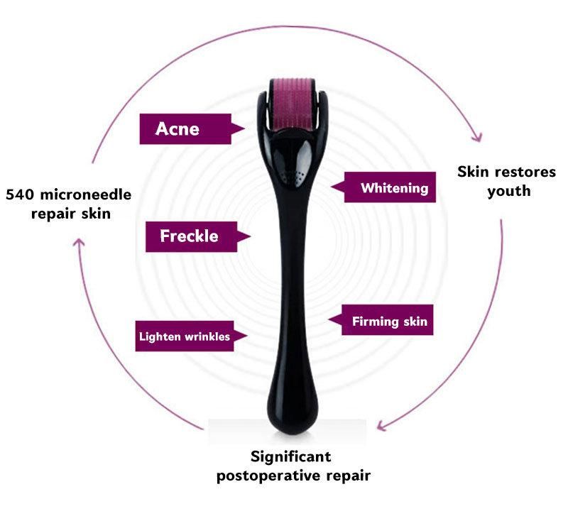 0.5mm 540 Needle Derma Roller for Skin Care