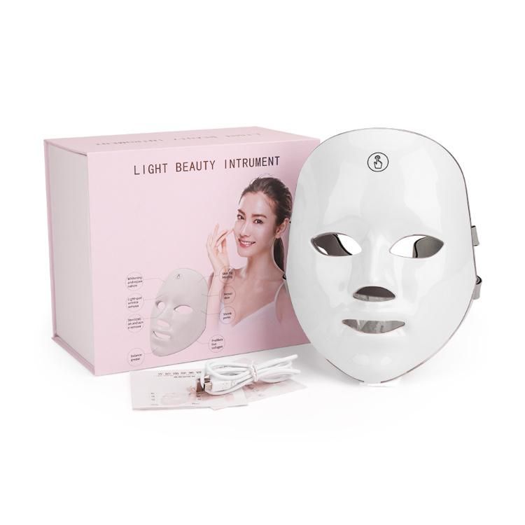 Light USB 112 Beads 7-Color LED Light Facial Beauty Mask