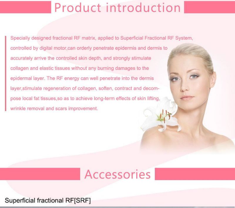 No-Needle RF Fractional Skin Tightening Machine