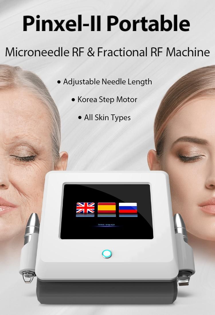 Portable Fractional RF 2 in 1 Beauty Machine