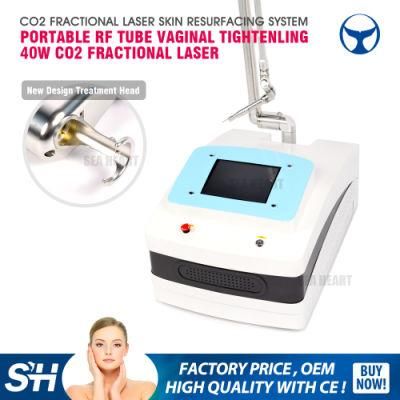 RF Tube Portable Fractional CO2 Laser Skin Resurfacing Machine