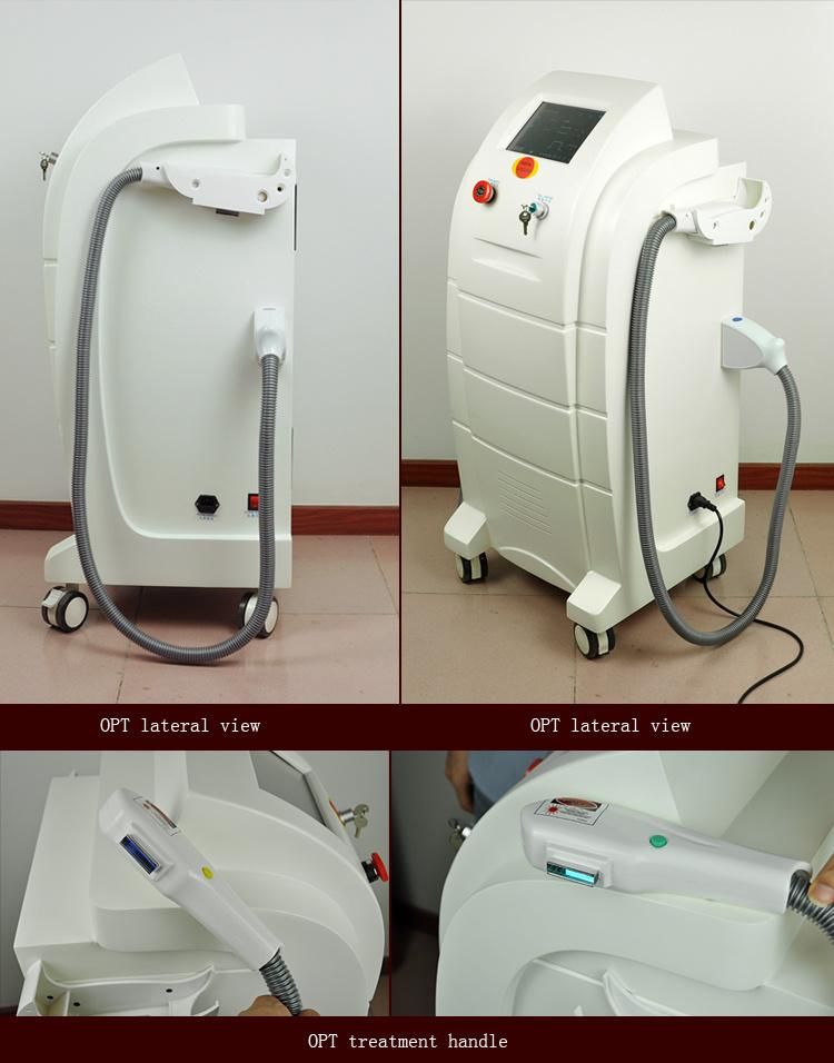 Professional IPL Shr E-Light Opt Double Handle Machine for Hair Removal