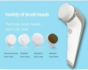 Wholesale Electric Facial Brush 2 in 1 Manual Face Cleansing Handheld Silicon Brush