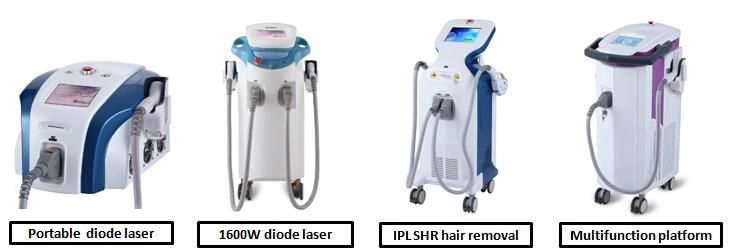 Med apolo diode laser 808nm painfree hair removal beauty device (HS 811)