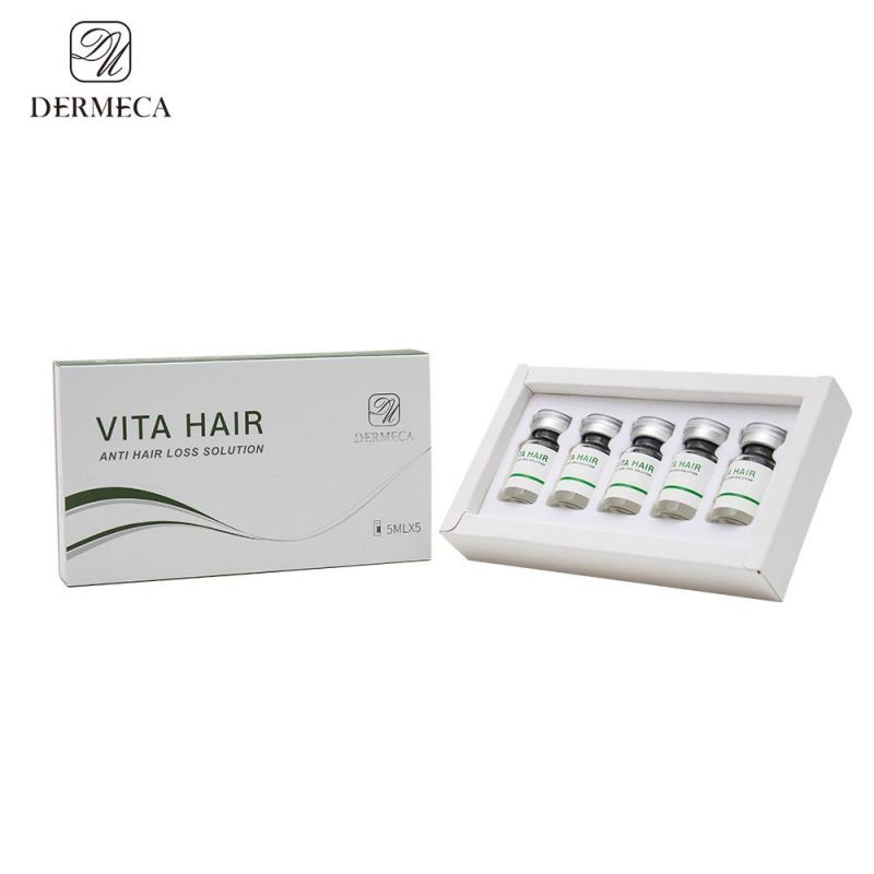 Dermeca Mesotherapy Solution Vita Hair Injectable Hyaluronic Acid Ha Serum Anti Hair Loss Solution