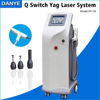 1064nm 532nm 1320nm Q Switch ND YAG Laser Tattoo Removal and Skin Rejuvenation Machine for Sale