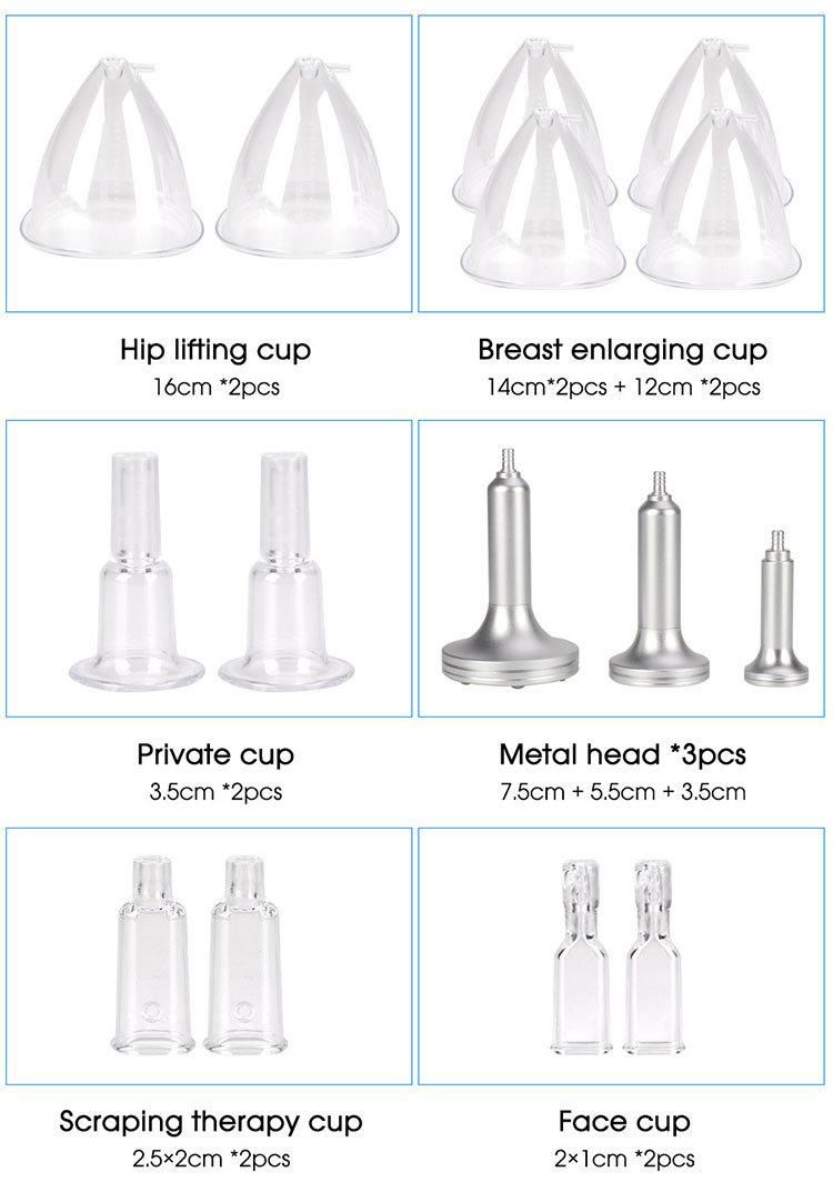 33 Cups Butt Lift Vacuum Therapy Machine Breast Enlargement Machine Body Shaping Massager