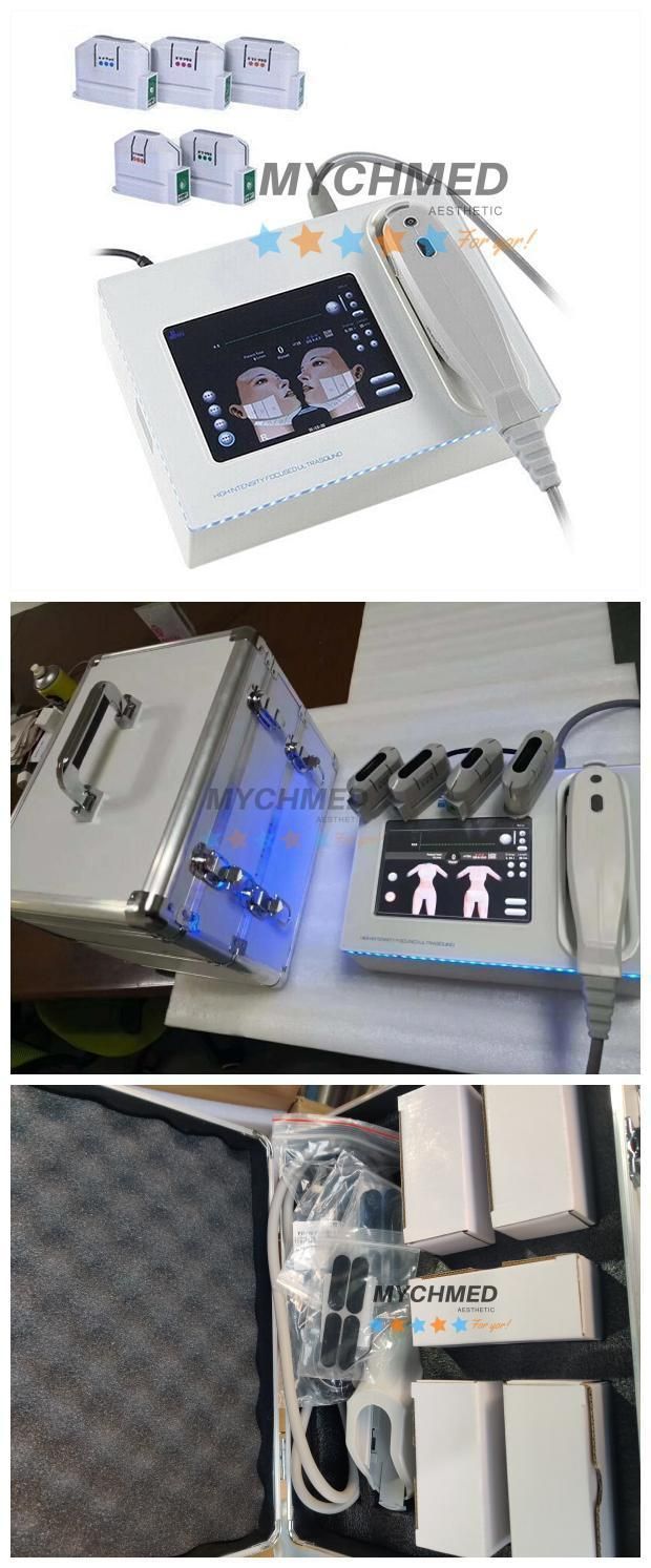 High Intensity Focused Ultrasound Portatil 2D 3D Mini Hifu Machine