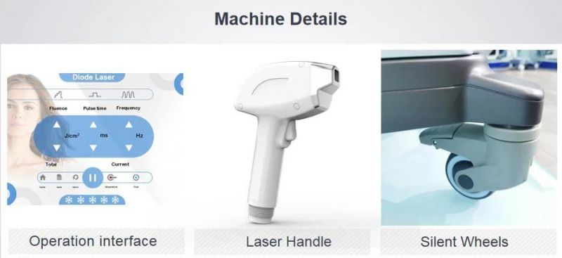 755 808 1064nm Diode Laser Hair Removal Machine Laser Treatment