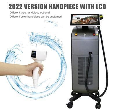 Triple Wavelength 755 808 1064 810nm Diode Laser Hair Removal Titanium Laser Soprano Alma Laser Hair Removal Machine Handpiece