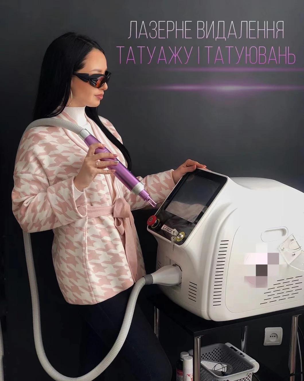 Q-Switched ND: YAG Picosecond Laser Tattoo Removal Laser Machine Suitable All Color Tattoo Speckle Removal Picosecond Laser Machine