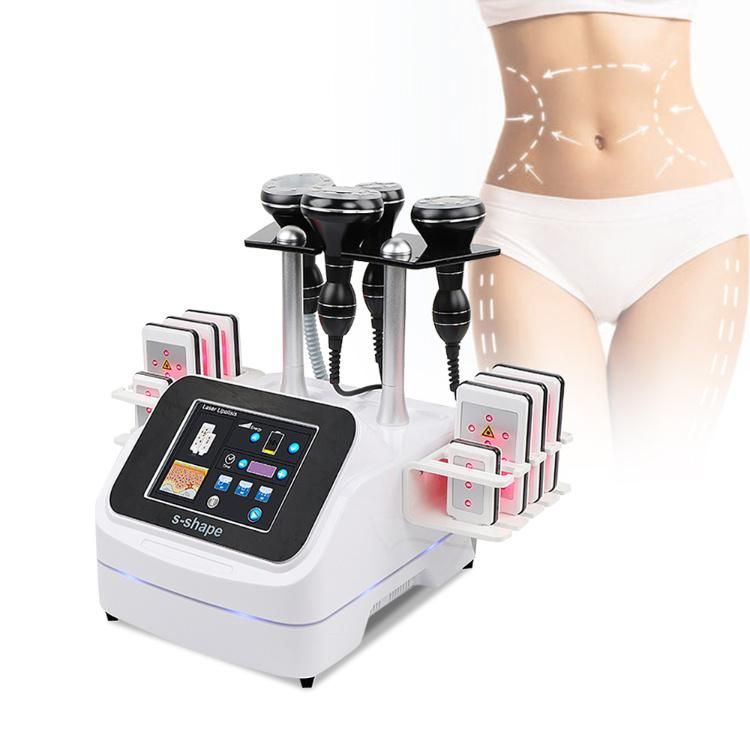 Professional Portable 6 in 1 40K Ultrasonic Cavitation RF Vacuum Cavitation System Slimming Machine