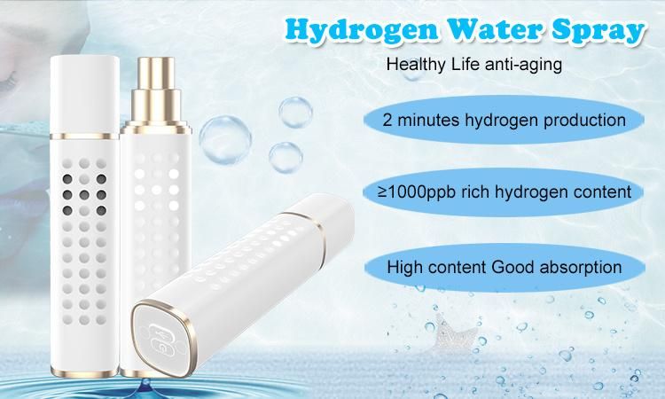 Hydrogen Water Spray Healthy Life Keep Moisture Anti-Aging Above 1000ppb Hydrofen Facial Sprayer