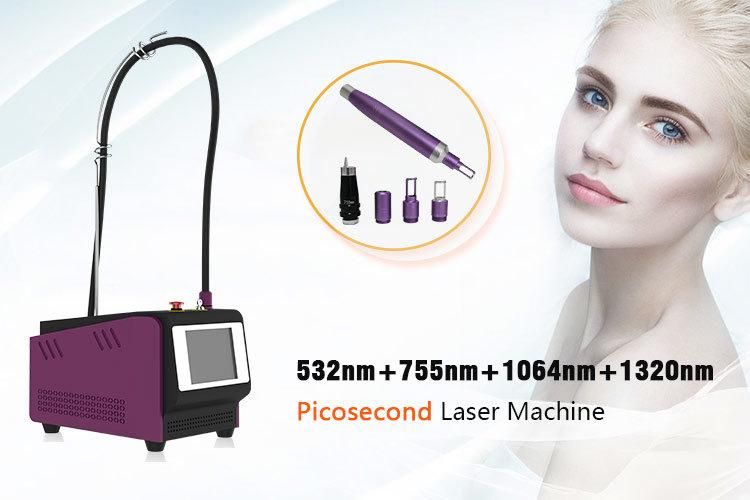 Best-Selling Portable Q Switch ND YAG Laser Machine 755nm 1064nm 532nm 1320nm