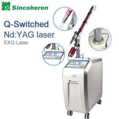 Q-Switched ND YAG Laser Tattoo Removal Skin Mole Removal Machine