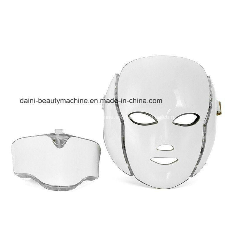 7 Colors PDT Photon LED Facial Mask Skin Rejuvenation Wrinkle Removal Electric Anti-Aging Beauty Equipment