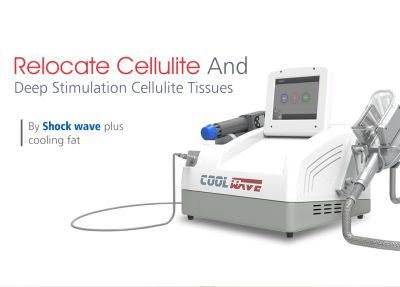 Cool Wave Therapy Combination of Shockwave and Cryo Fat Freezing Device Slimming Machine