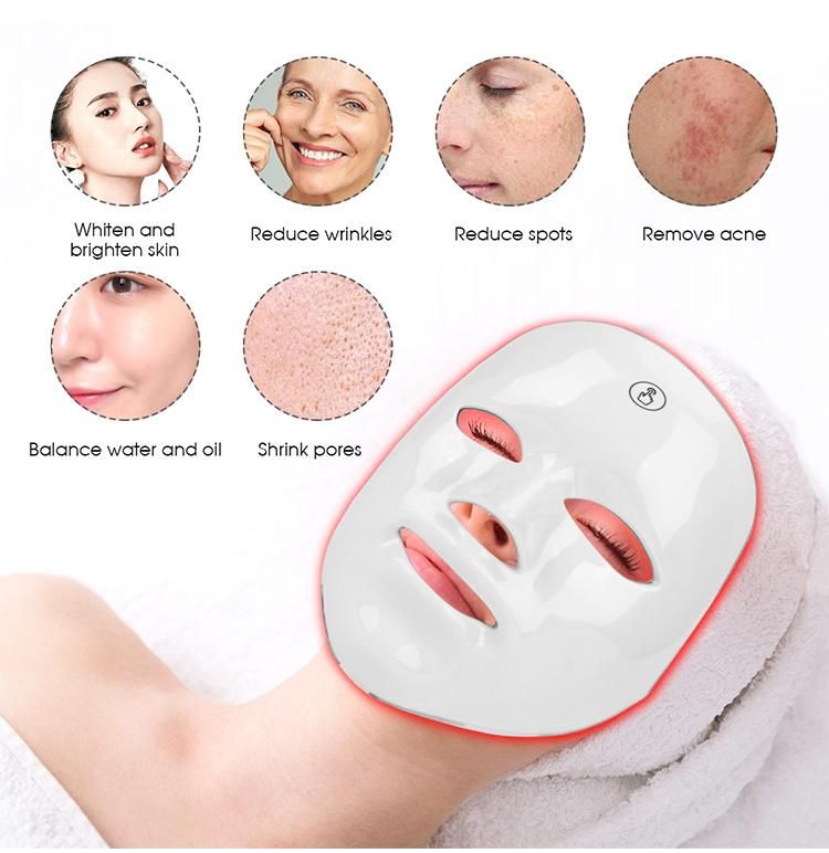 Light USB 112 Beads 7-Color LED Light Facial Beauty Mask