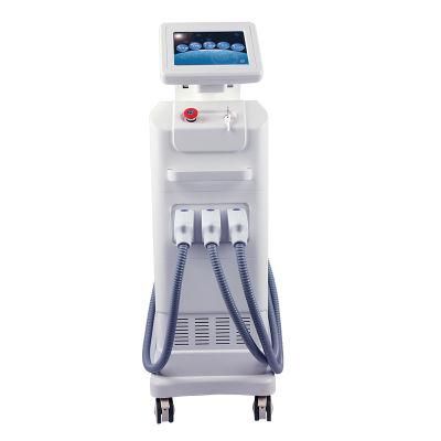 Multifunctional Beauty Salon Equipment of Laser 3 Handles E-Light + Shr + ND YAG + RF