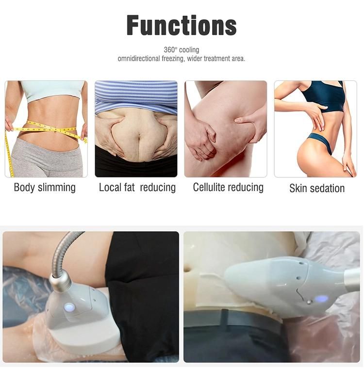 Portable 360° Two-Handle Vacuum Fat Freezing Machine