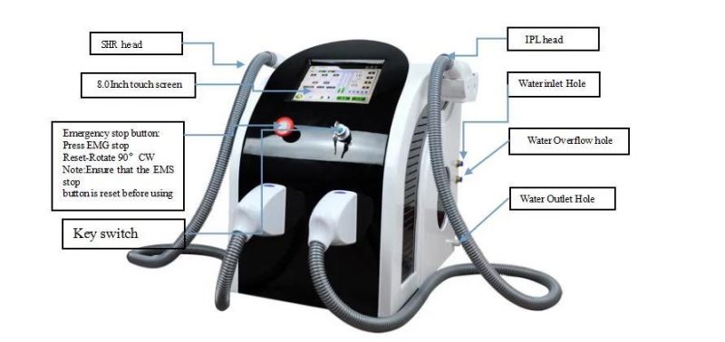 Cheapest Shr /IPL Hair Removal System Instrument for Beauty Salon Machine