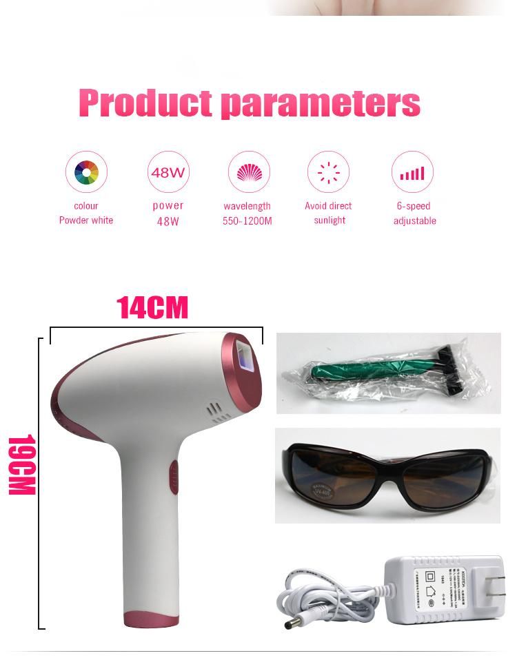 Home Edition Portable 808 Hair Removal Painless Hair Remover Machine