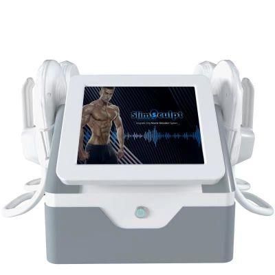 Portable Muscle Stimulator Building with 4 Handles Emslim Beauty Machine