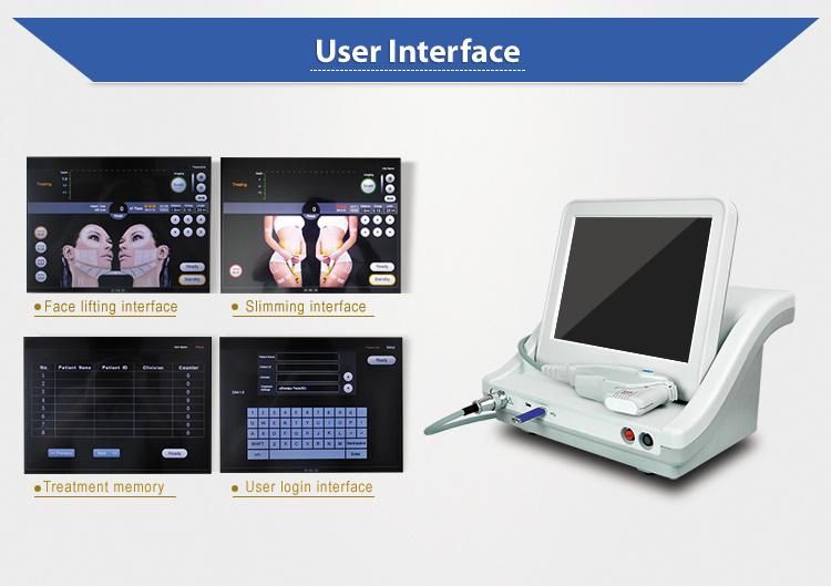 Beauty Salon Focused Ultrasound Hifu Machine / Hifu Face Lift / Hifu for Wrinkle Removal